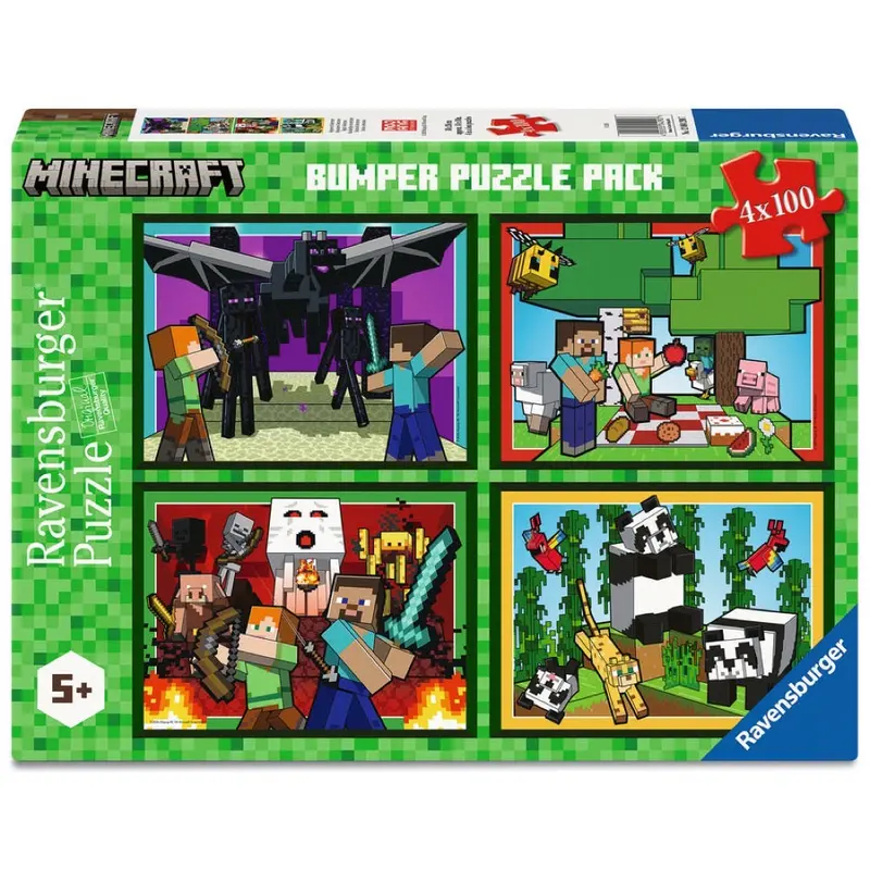 Ravensburger 04290-7 Realms & Adventures 4X100pc Jigsaw Puzzle 1