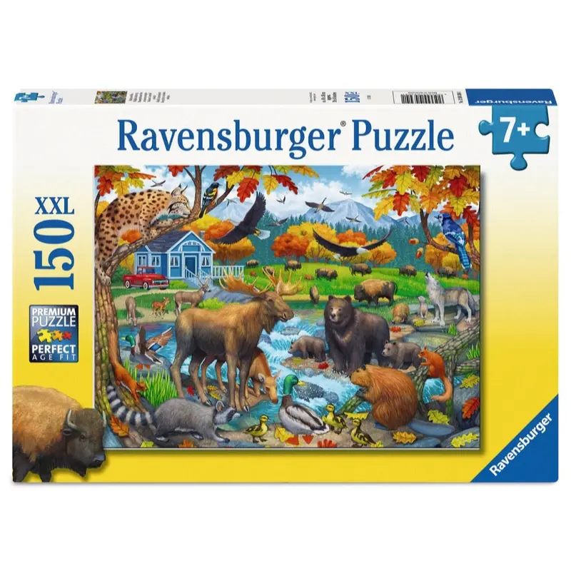 Ravensburger 04304-1 Wildlife Gathering 150Pc Jigsaw Puzzle 1