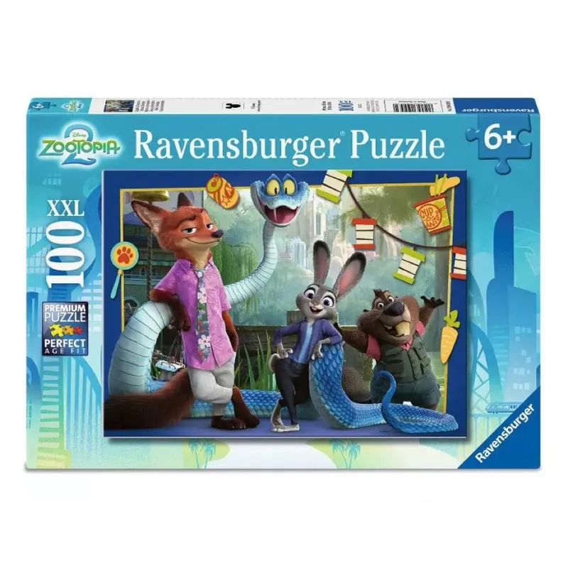 Ravensburger 04370-6 Back In Zootopia Us 100Pc Jigsaw Puzzle 1