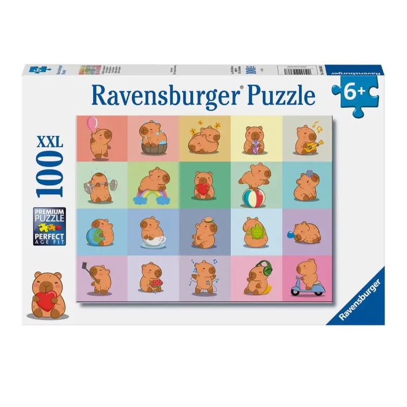 Ravensburger 04386-7 Capybara 100Pc Jigsaw Puzzle 1