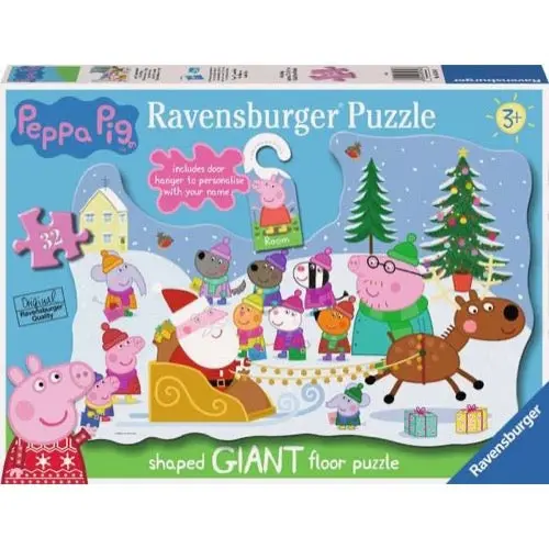 Ravensburger 05534-0 Peppa Pig Christmas Shaped 24Pc Jigsaw Puzzle 1