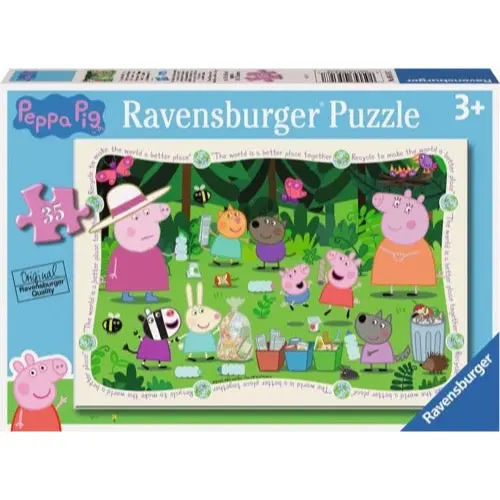 Ravensburger 05618-7 Peppa Pig Recycle Together! 35Pc Jigsaw Puzzle 1