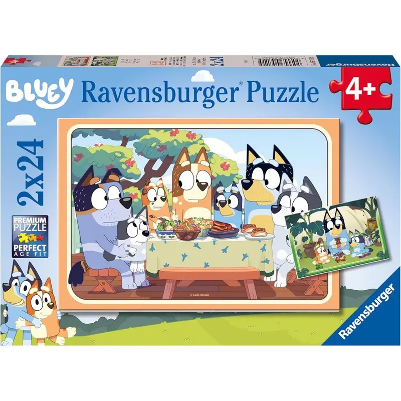 Ravensburger 05711-5 Bluey 2X24pc Jigsaw Puzzles 1