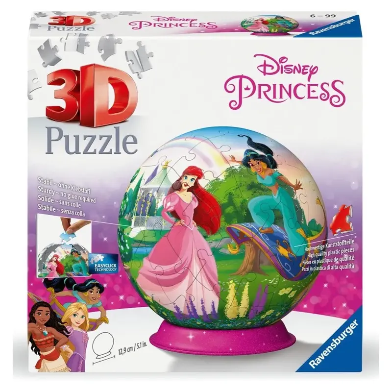 Ravensburger 11579-2 3D Puzzleball Disney Princess 72Pc Jigsaw Puzzle 1