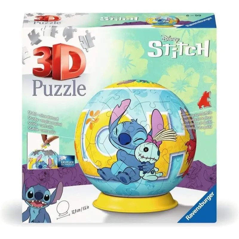 Ravensburger 11596-9 3D Puzzleball Stitch 72P 1