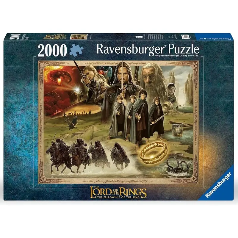 Ravensburger 16927-6 Lord Of The Rings The Fellowship Of The Ring Puzzle 2000Pc Jigsaw Puzzle 1