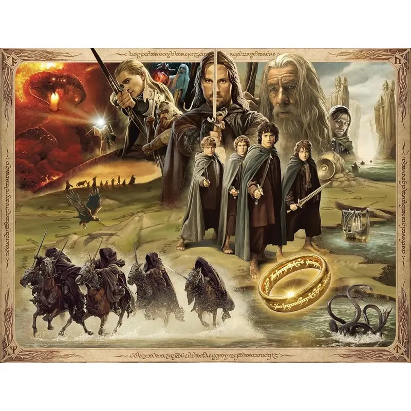 Ravensburger 16927-6 Lord Of The Rings The Fellowship Of The Ring Puzzle 2000Pc Jigsaw Puzzle 2