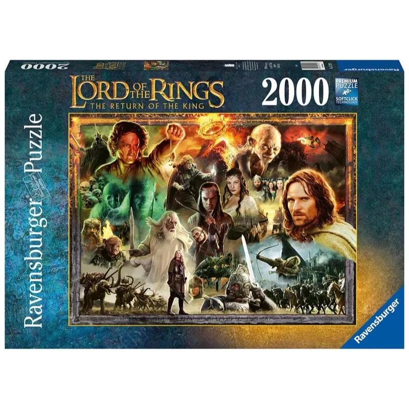 Ravensburger 17293-1 Lord Of The Rings Reutrn Of The King 2000Pc Jigsaw Puzzle 1