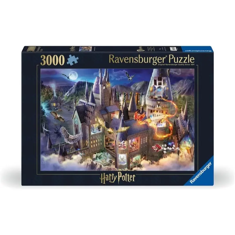 Ravensburger 17561-1 Hogwarts Castle Cutaway 3000Pc Jigsaw Puzzle 1