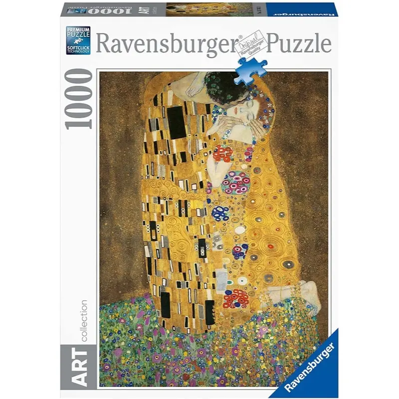 Ravensburger Klimt The Kiss Puzzle 1000Pc Jigsaw Puzzle 1