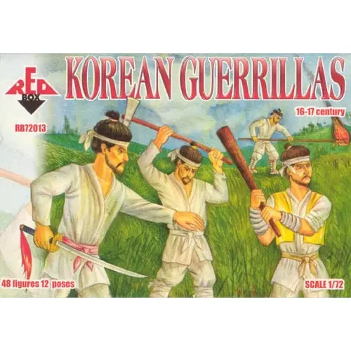 Red Box 013 1/72 Medieval Korea Korean Guerrillas 1