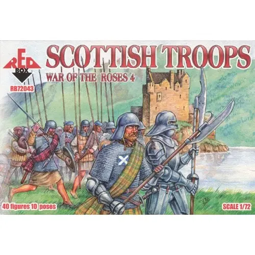 Red Box 043 1/72 Wars Of The Roses Scottish Troops 1
