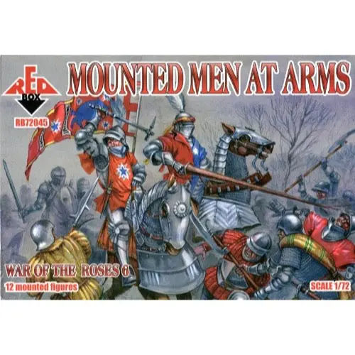 Red Box 045 1/72 Wars Of The Roses Mounted Men At Arms 1