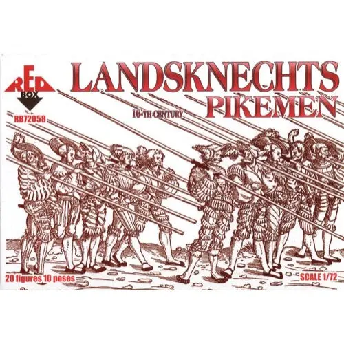Red Box 058 1/72 16Th C. Landsknechts (Pike) 1