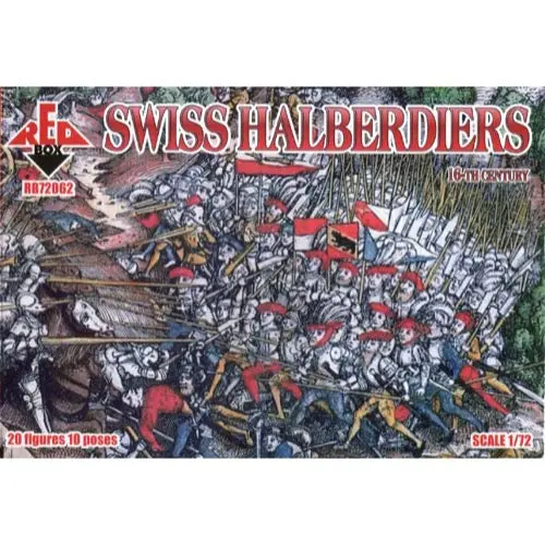 Red Box 062 1/72 16Th C. Swiss Infantry (Halberd) 1