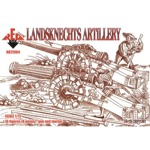 Red Box 064 1/72 16Th C. Landsknechts Artillery 1
