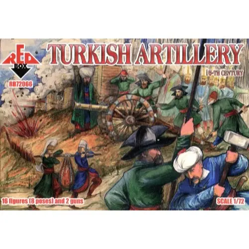 Red Box 066 1/72 16Th C. Turkish Artillery Xvi C. 1