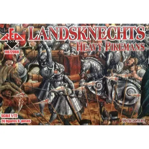 Red Box 068 1/72 16Th C. Landsknechts Heavy Pikemen 1