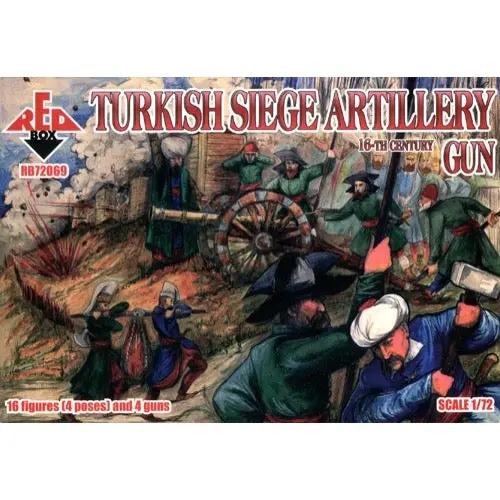Red Box 069 1/72 16Th C. Turkish Siege Artillerygun 1