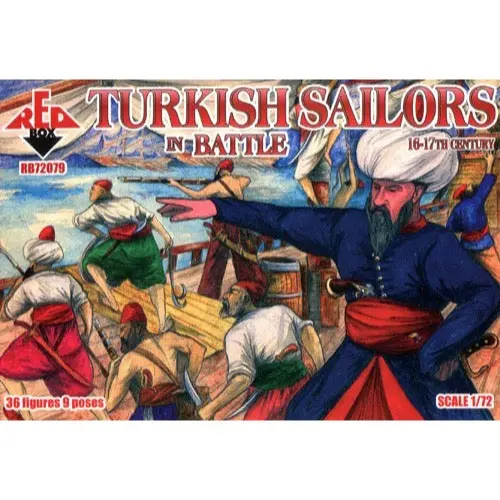 Red Box 079 1/72 16Th-17Th C. Turkish Sailors In Battle 1