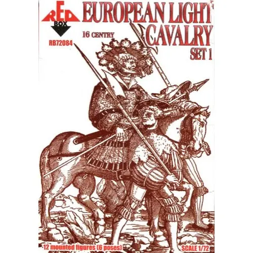 Red Box 084 1/72 16Th-17Th C. European Light Cavalry Set 1 1