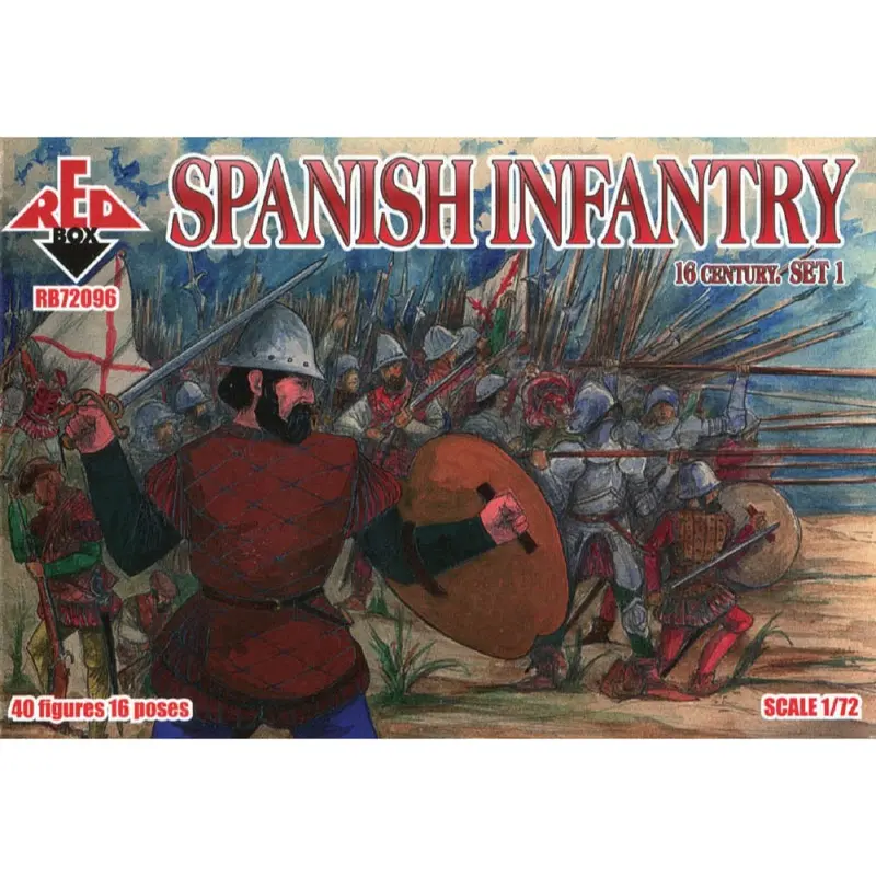 Red Box 096 1/72 16Th C. Spanish Infantry Set 1 1
