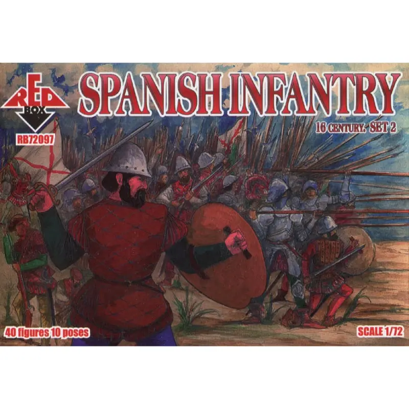 Red Box 097 1/72 16Th C. Spanish Infantry Set 2 1