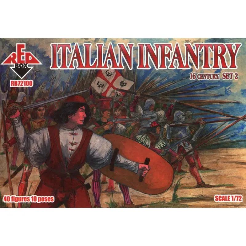 Red Box 100 1/72 16Th C. Italian Infantry Set 2 1