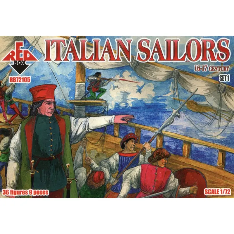 Red Box 105 1/72 16Th-17Th C. Italian Sailors Set 1 1