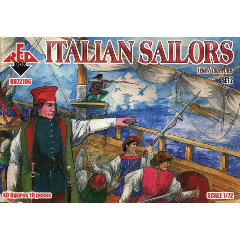 Red Box 106 1/72 16Th-17Th C. Italian Sailors Set 2 1