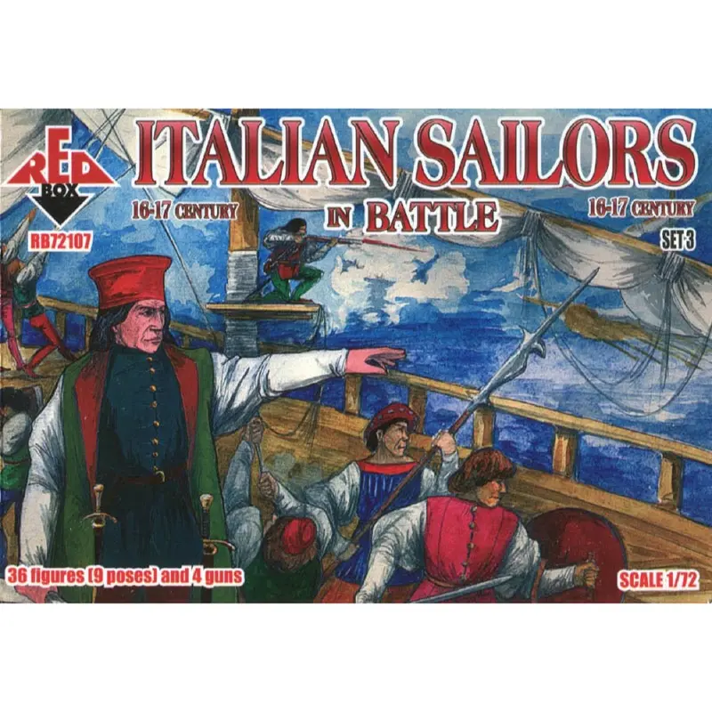 Red Box 107 1/72 16Th-17Th C. Italian Sailors In Battle 1