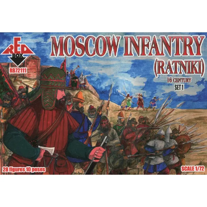 Red Box 111 1/72 16Th C. Moscow Infantry (Ratniki) Set 1 1