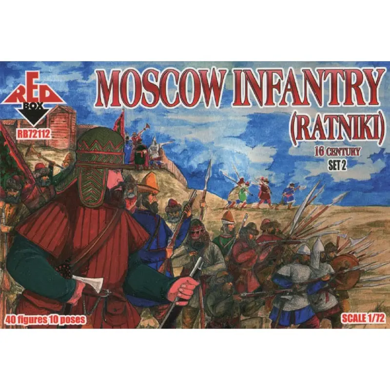 Red Box 112 1/72 16Th C. Moscow Infantry (Ratniki) Set 2 1