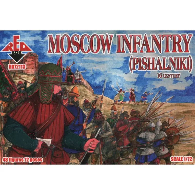 Red Box 113 1/72 16Th C. Moscow Infantry (Pischalniki) 1