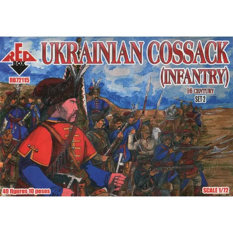Red Box 115 1/72 16Th C. Ukrainian Cossack Infantry Set 2 1