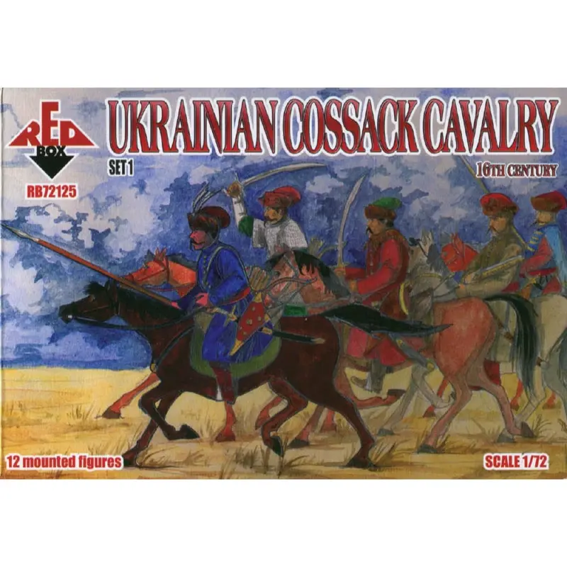 Red Box 125 1/72 16Th C. Ukrainian ?Ossack Cavalry. 16 Cent. Set 1 1