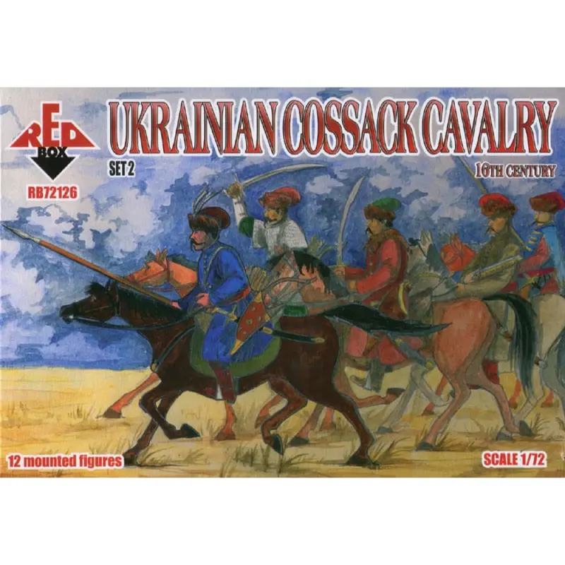 Red Box 126 1/72 16Th C. Ukrainian ?Ossack Cavalry. 16 Cent. Set 2 1