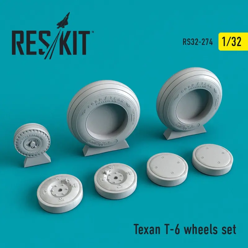 Reskit 32-0274 North-American T-6 Texan Wheels Set 1