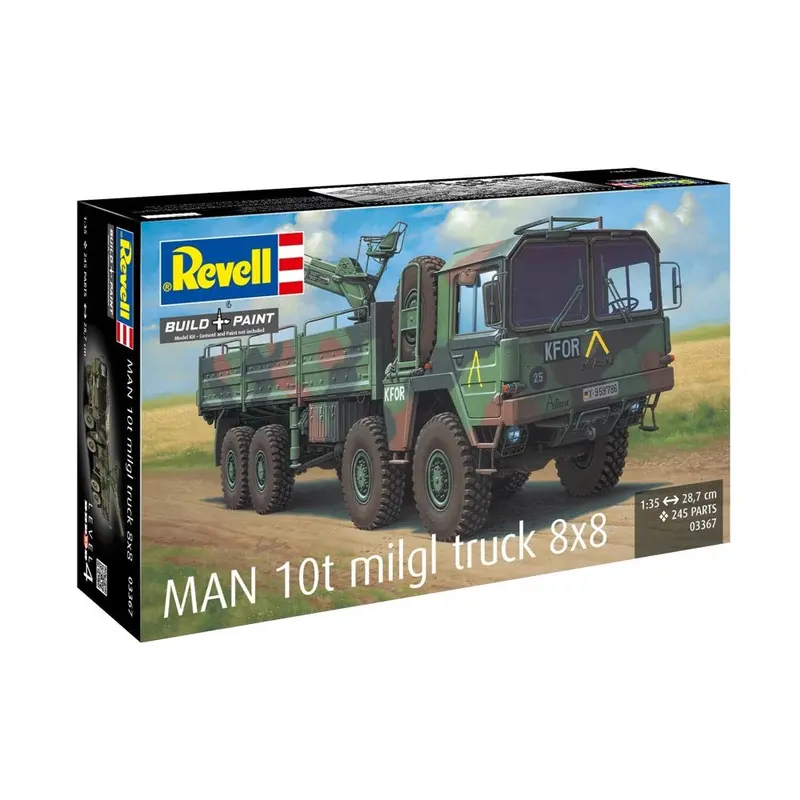 Revell 03367 1/35 Man 10T Milgl 8X8 Truck 1