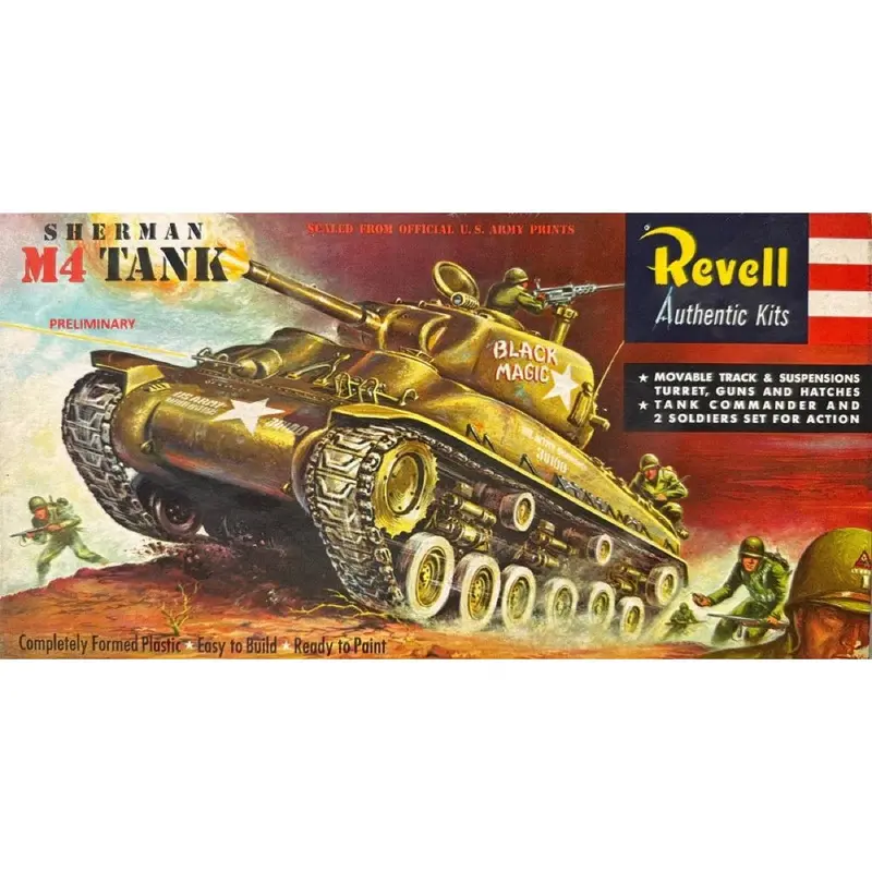 Revell 03369 1/40 M4 Sherman Tank 1