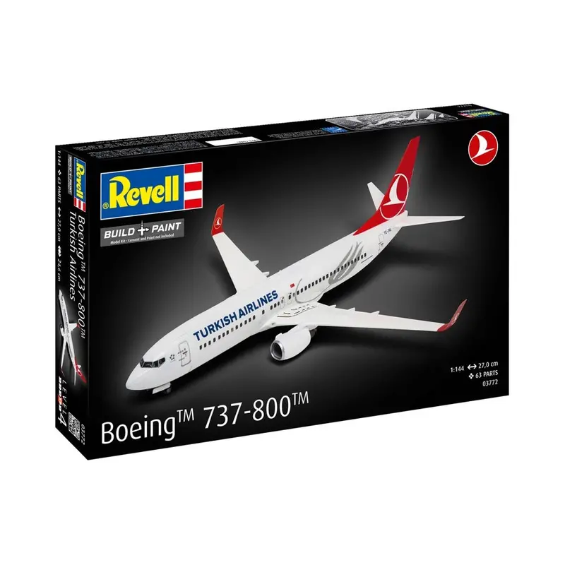 Revell 03772 1/144 Boeing 737-800 Turkish Airlines 1