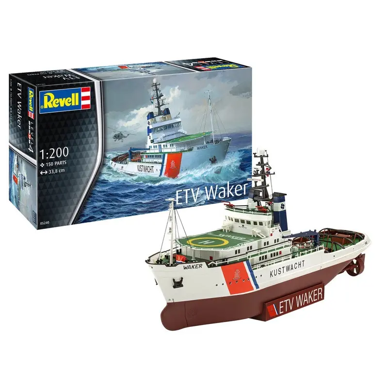 Revell 05240 1/200 Etv Waker Netherlands Coast Guard Emergency Towing Vessel 1