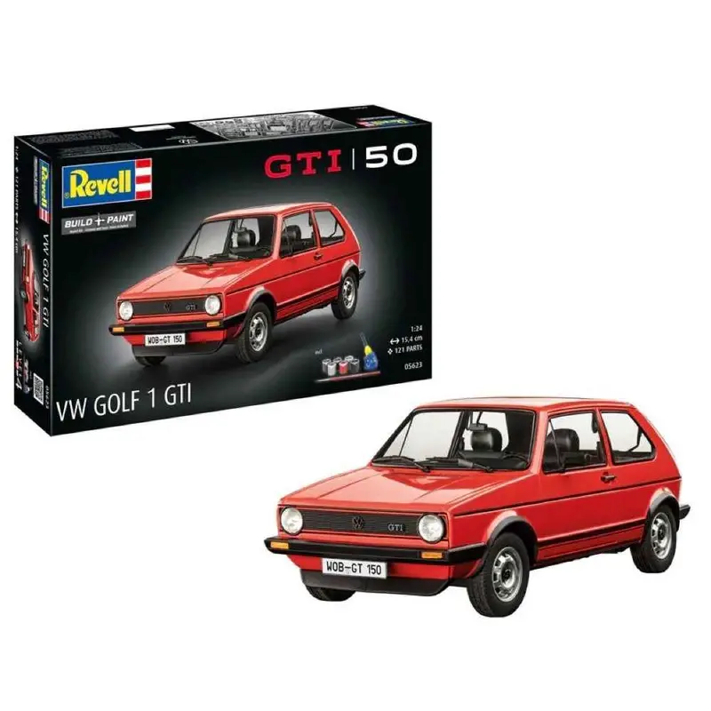 Revell 05623 1/24 Gift Set 50 Years Of The Vw Golf 1 Gti 2
