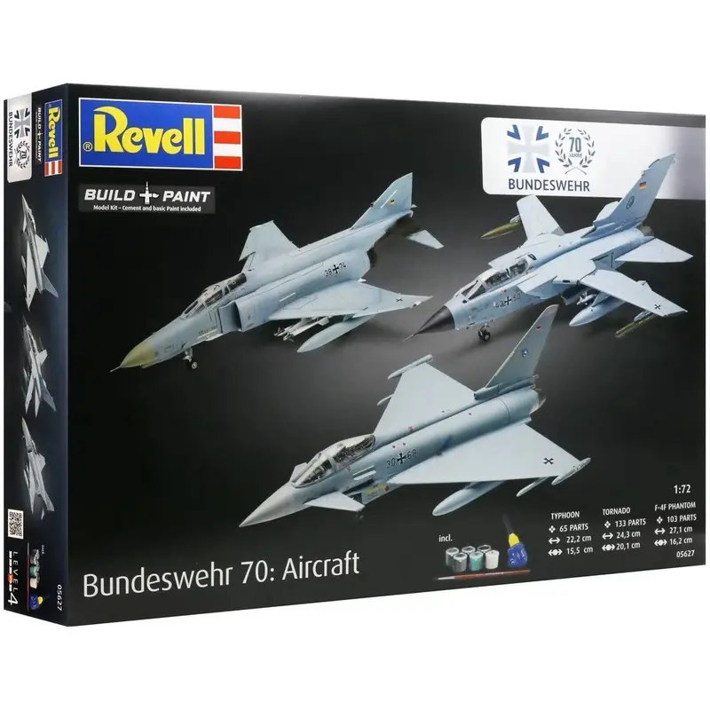 Revell 05627 1/72 70 Years Bundeswehr Aircraft Gift Set 1