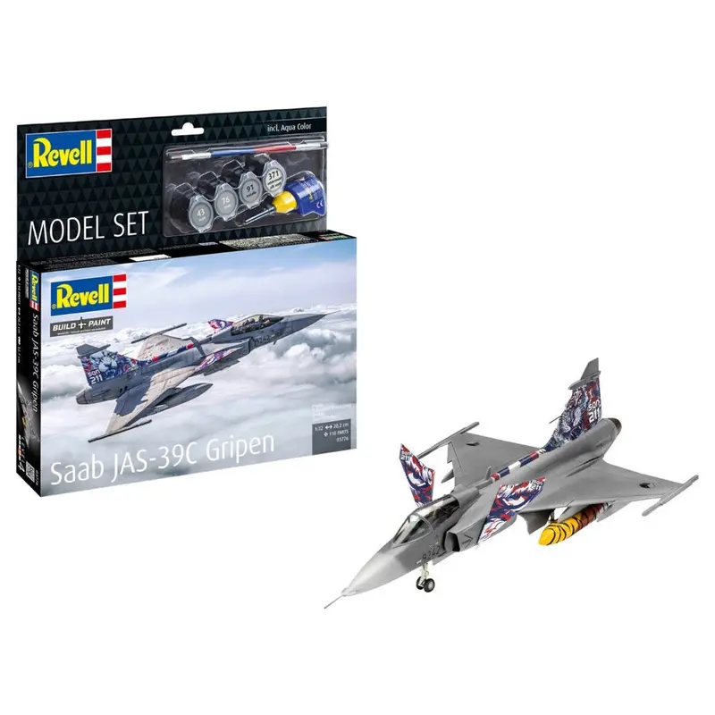 Revell 063776 1/72 Saab Jas-39C Gripen Model Set 1