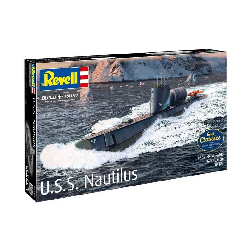 Revell 065184 1/350 U.S.S. Nautilus Model Set 1