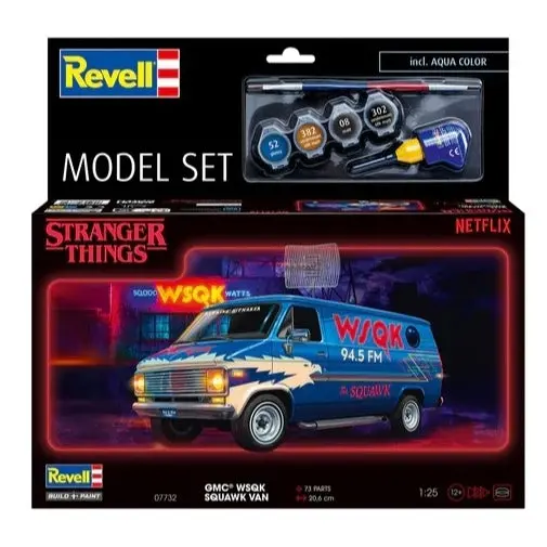 Revell 067732 1/25 Stranger Things Car Model Set 1