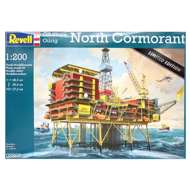 Revell 08803 1/200 Off-Shore Oilrig North Cormorant 1