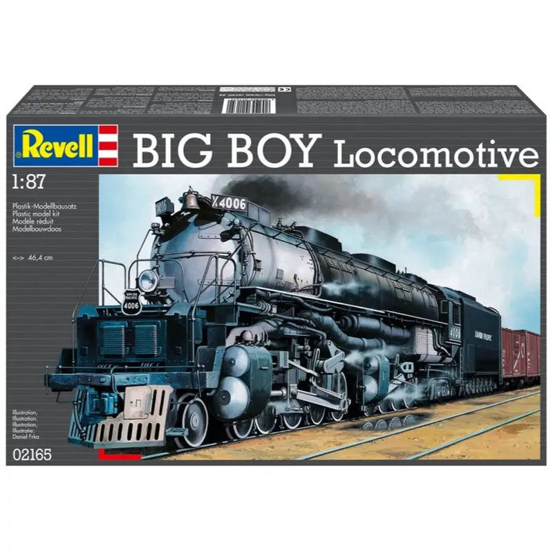 Revell 62165 1/87 Big Boy Locomotive Model Kit Set 1