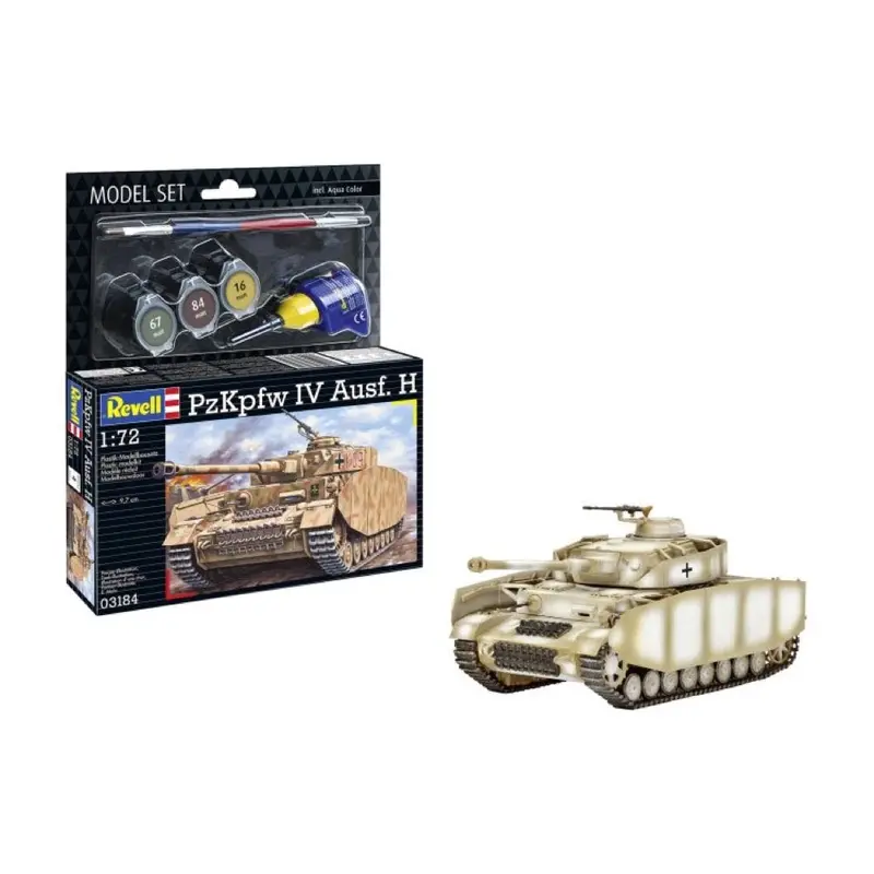 Revell 63184 1/72 Pzkpfw. Iv Ausf.H Model Kit Set 1